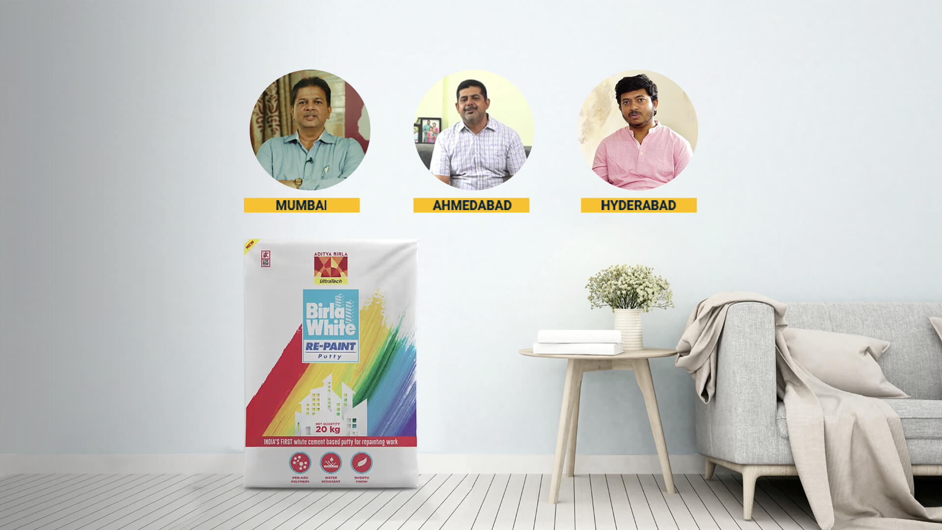 Birla White Repaint Putty — Sparkt case study