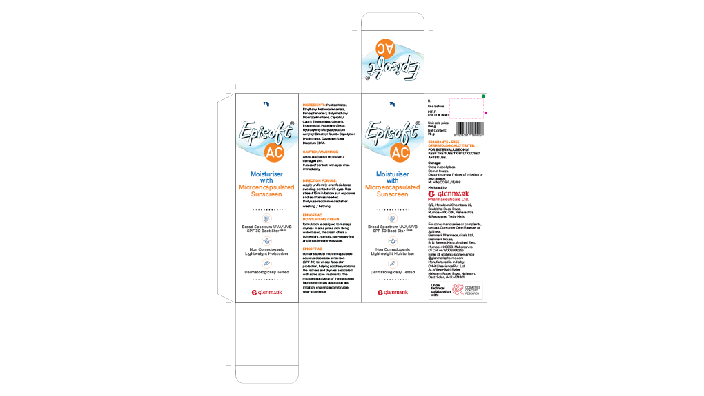 Episoft AC SPF 30 — Design Solution