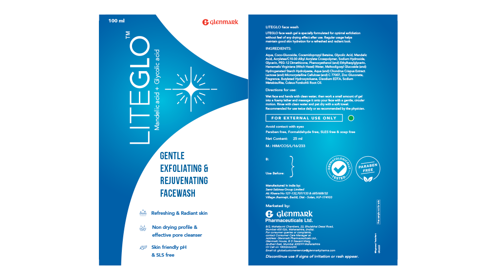 LiteGlo Face Wash — Design Solution