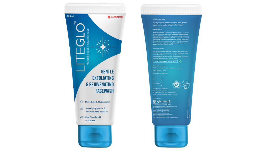 LiteGlo Face Wash — Result Asset
